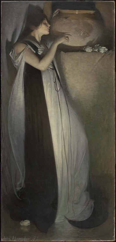 Isabella and the Pot of Basil by John White Alexander, oil painting reproduction