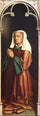 Isabella Borluut, panel from the Ghent Altarpiece in study