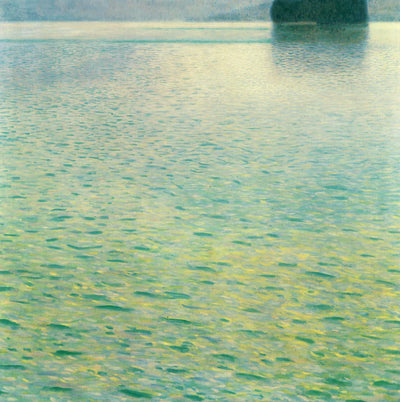 Island in the Attersee in study