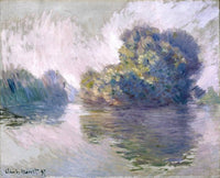 Islands at Port-Villez by Claude Monet — hand-painted landscape oil painting reproduction on canvas