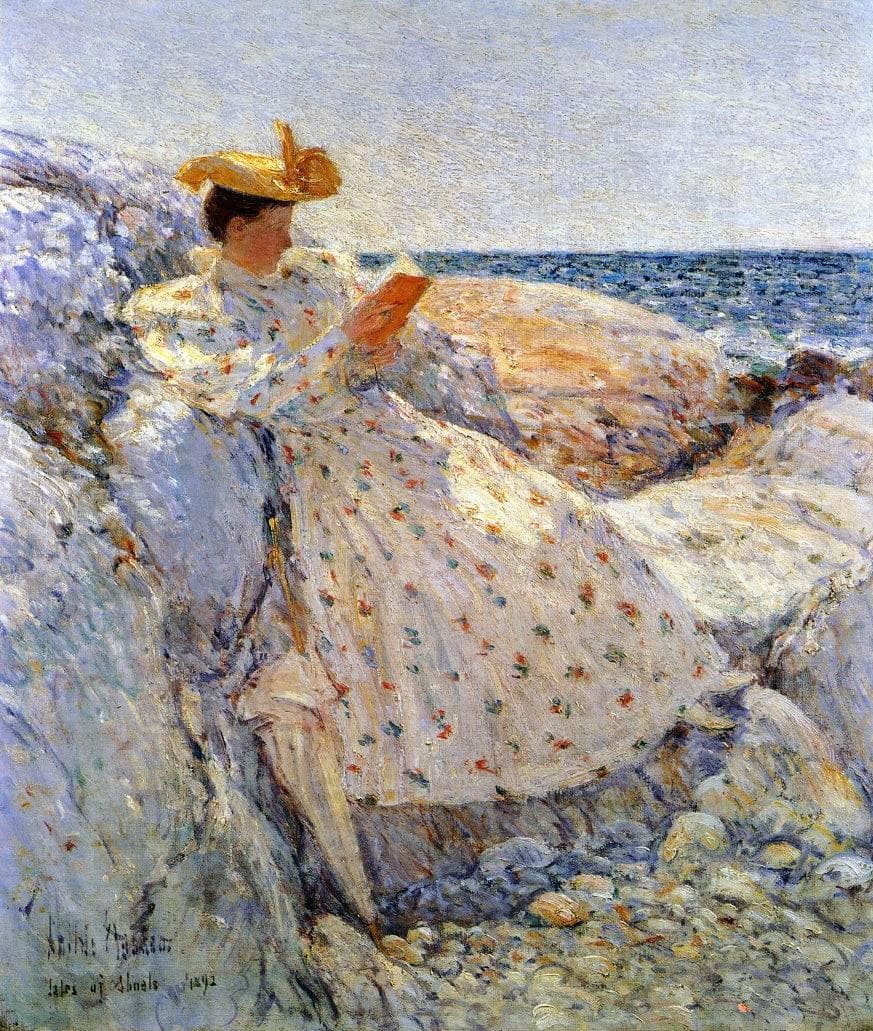 Isle of Shoals by Childe Hassam — hand-painted landscape oil painting reproduction on canvas
