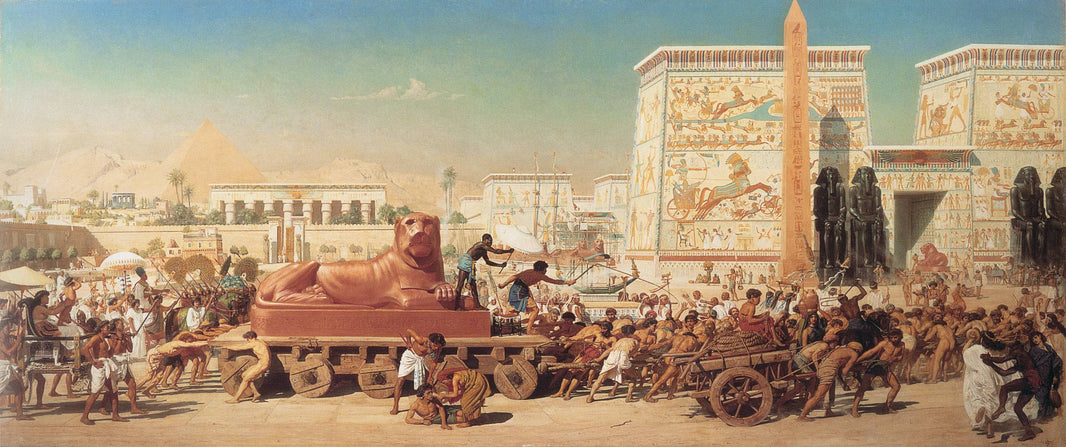 Israel in Egypt by Edward Poynter, hand-painted landscape oil painting reproduction on canvas