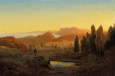 Italian landscape in home office