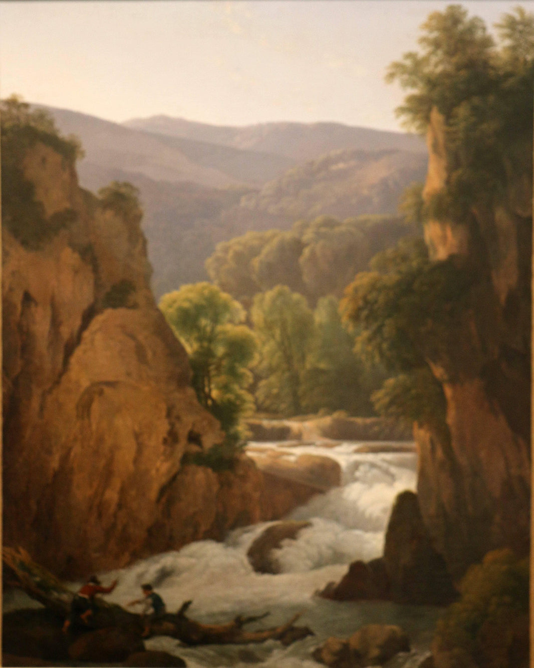 Italian Landscape by Hendrik Voogd — hand-painted landscape oil painting reproduction on canvas