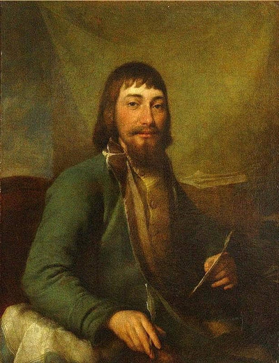 Ivan Bilibin in living room