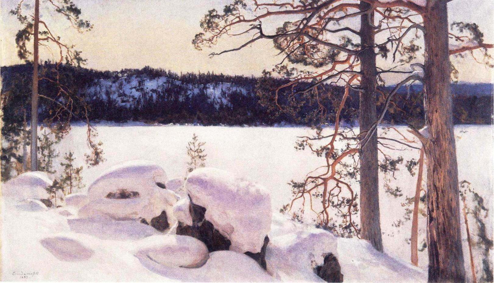 Kevättalven Aurinko - Eero Järnefelt