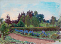 Park View by Eero Järnefelt — hand-painted botanical oil painting reproduction on canvas