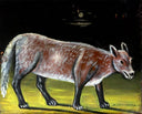 Jackal by Niko Pirosmani — horse oil painting wall art, Naïve Art Primitivism