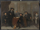 De Regenten Van Het Leprozenhuis by Jacob Ochtervelt — group oil painting wall art, Baroque