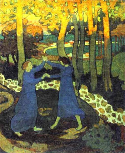 Jacob's Battle with the Angel by Maurice Denis — oil painting reproduction
