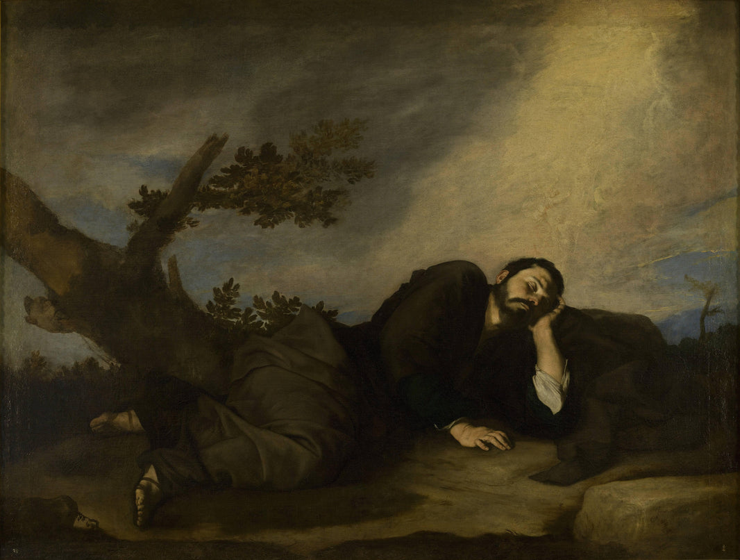 Jacob's Dream by Jusepe de Ribera — hand-painted landscape oil painting reproduction on canvas