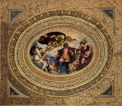 The Apotheosis of St Roch in dining room