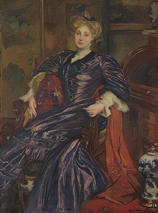 Portrait of Mrs Emily Montgomery-Lang