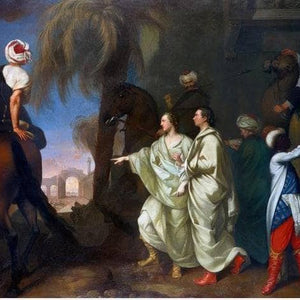 James Dawkins and Robert Wood Discovering the Ruins of Palmyra