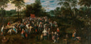 The Wedding Banquet by Jan Brueghel the Elder, rural oil painting wall art, Baroque