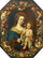 Madonna and Child in a Floral Garland in apartment