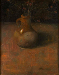Still Life With Vase by Jan Mankes — hand-painted still oil painting reproduction on canvas