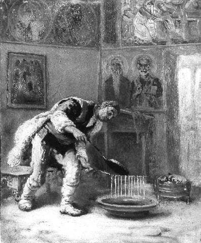 Kerzenmacher in living room