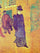 Jane Avril leaving the Moulin Rouge in study