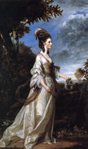Jane, Countess of Harrington by Joshua Reynolds — male oil painting wall art, Rococo