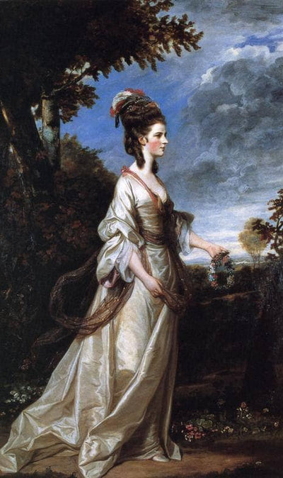 Jane, Countess of Harrington in entryway