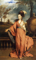 Jane Fleming, later Countess of Harrington by Joshua Reynolds — male oil painting wall art, Rococo