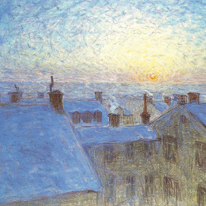 Sonnenaufgang Über Den Dächern