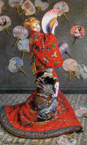 Japan's (Camille Monet in Japanese Costume) by Claude Monet — hand-painted portrait oil painting reproduction on canvas