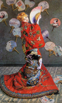 Japan's (Camille Monet in Japanese Costume) by Claude Monet — hand-painted portrait oil painting reproduction on canvas