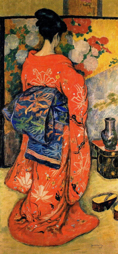 Japanese Woman with a Fan