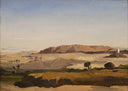 Landscape in Egypt by Jean-François Portaels — rural oil painting wall art, Orientalism