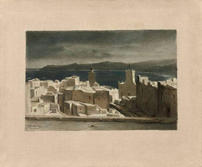 View of Tangier from a Terrace in master bedroom
