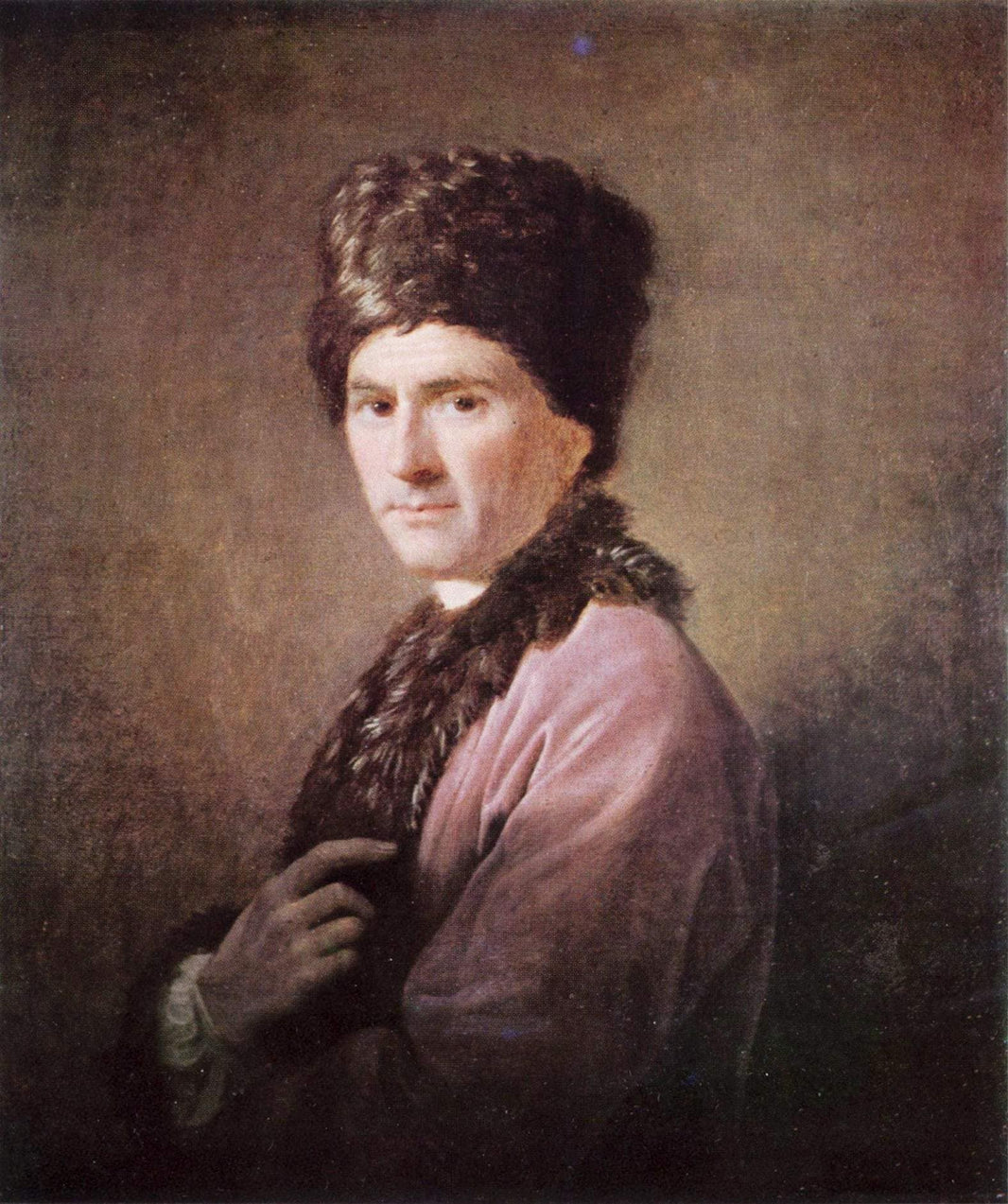Jean Jacques Rousseau by Allan Ramsay — hand-painted portrait oil painting reproduction on canvas