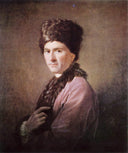 Jean Jacques Rousseau by Allan Ramsay — male oil painting wall art, Rococo