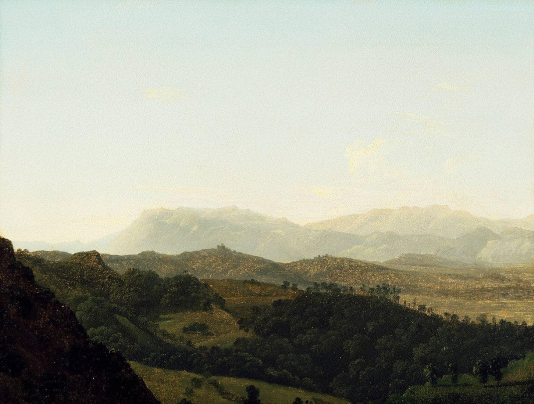 The Sabine Mountains by Jean-Joseph-Xavier Bidauld — hand-painted landscape oil painting reproduction on canvas
