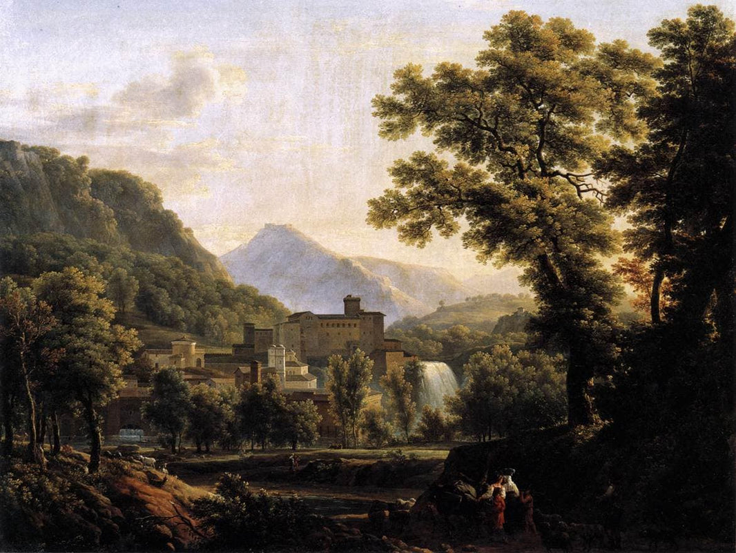 View of the Isle of Sora by Jean-Joseph-Xavier Bidauld — hand-painted botanical oil painting reproduction on canvas