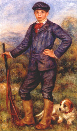 Jean Renoir as a Hunter - Pierre-Auguste Renoir