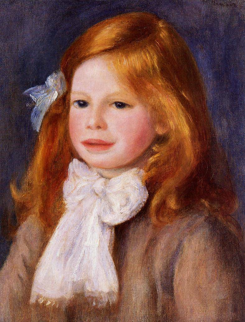 Jean Renoir by Pierre-Auguste Renoir — hand-painted portrait oil painting reproduction on canvas