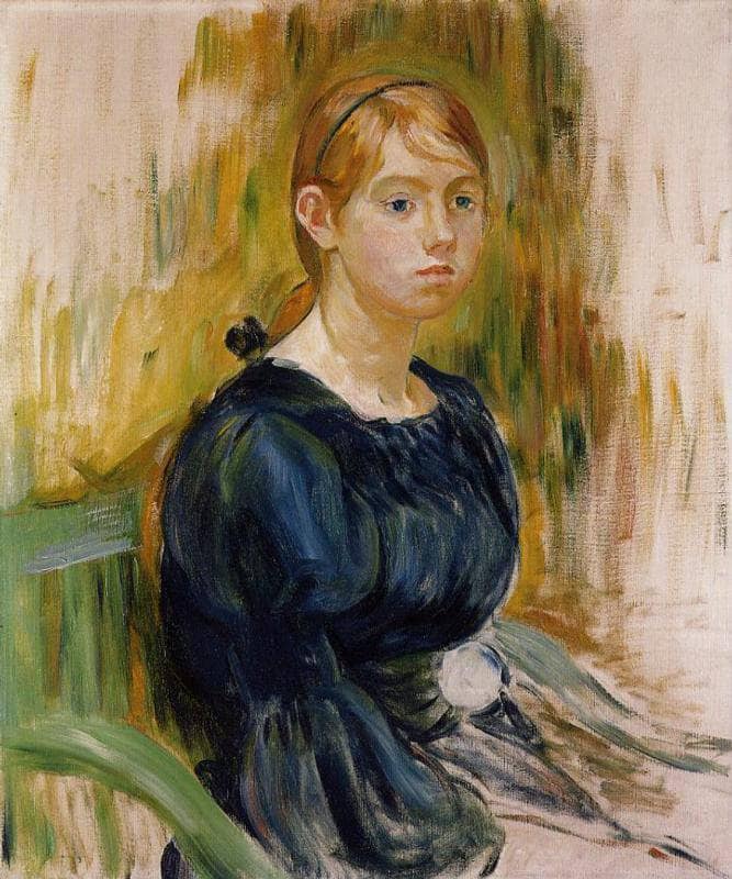 Jeannie Gobillard by Berthe Morisot — hand-painted portrait oil painting reproduction on canvas