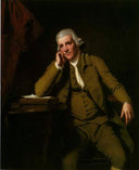 Jedediah Strutt by Joseph Wright — male oil painting wall art, Romanticism