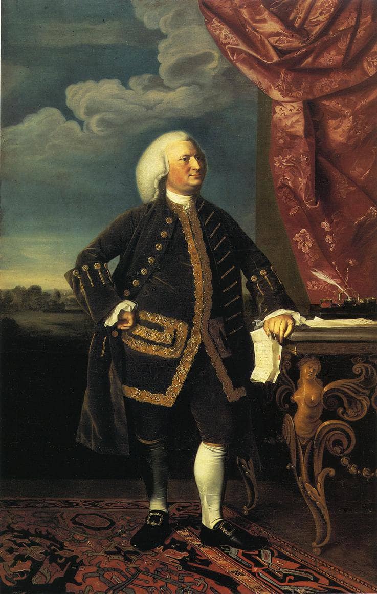 Jeremiah Lee by John Singleton Copley — hand-painted portrait oil painting reproduction on canvas