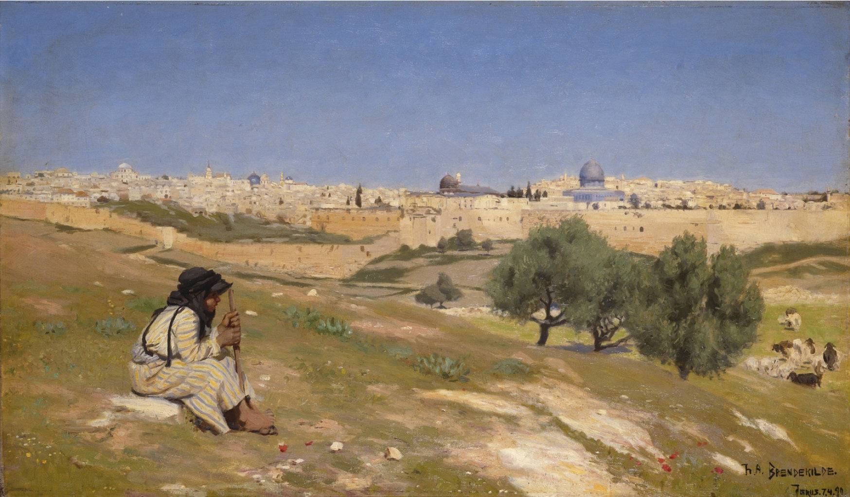 Jerusalem from the South East - Hans Andersen Brendekilde