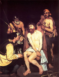 Jesus mocked by the Soldiers by Edouard Manet — hand-painted cultural oil painting reproduction on canvas