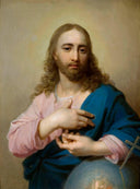 Jesus by Vladimir Borovikovsky — religion oil painting wall art, Rococo