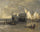 Jetty with sailing boats in hallway