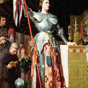 Joan of Arc at the Coronation of Charles VII in the Cathedral of Reims