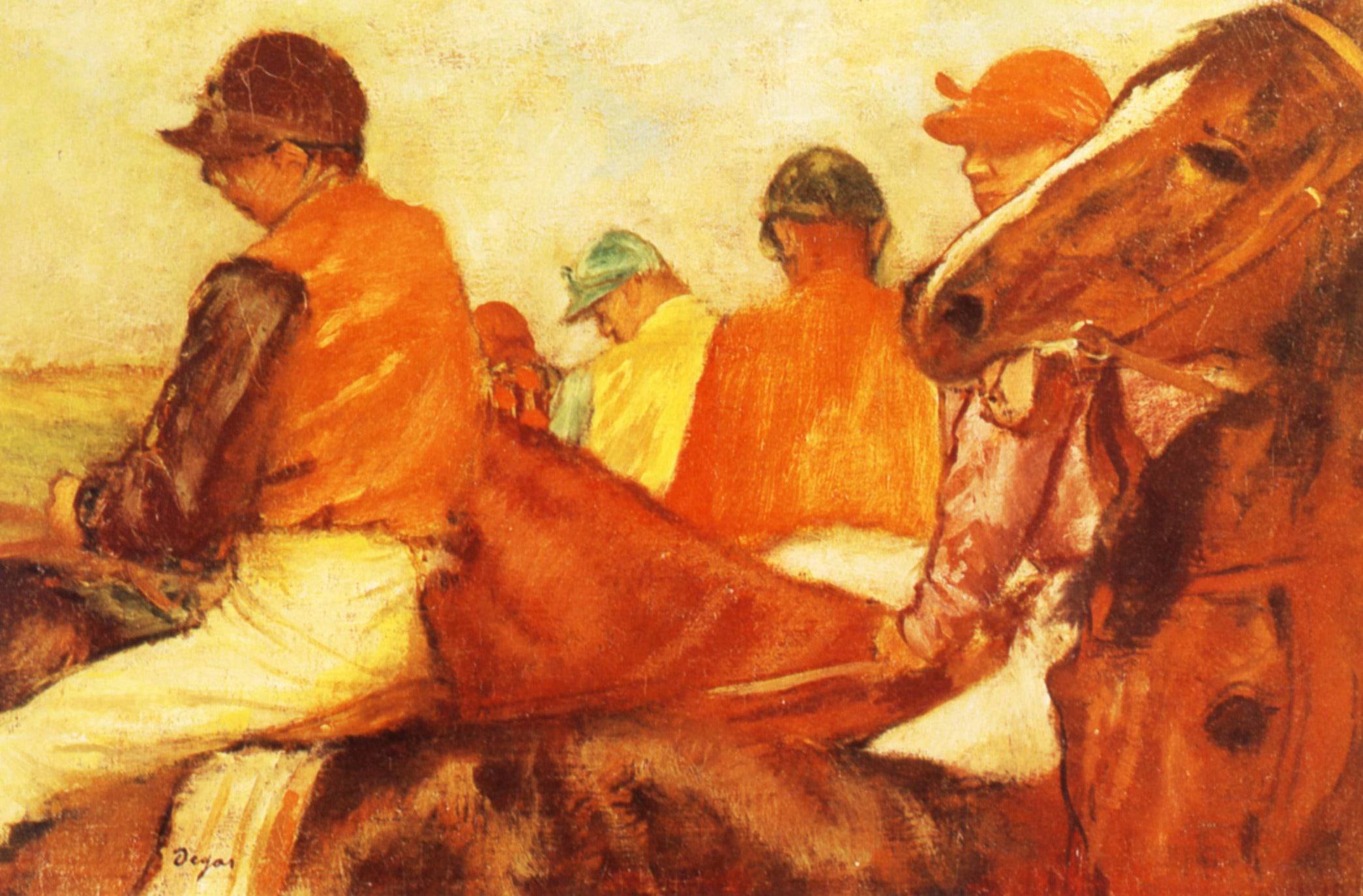 Jockeys - Edgar Degas