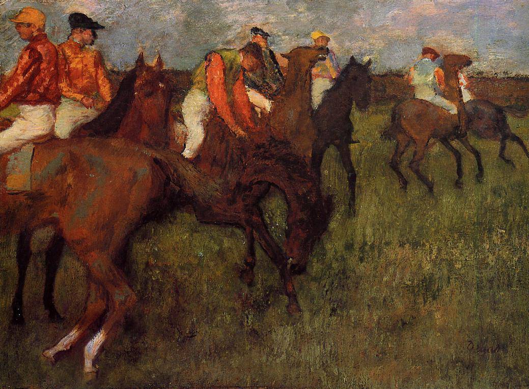 Jockeys - Edgar Degas