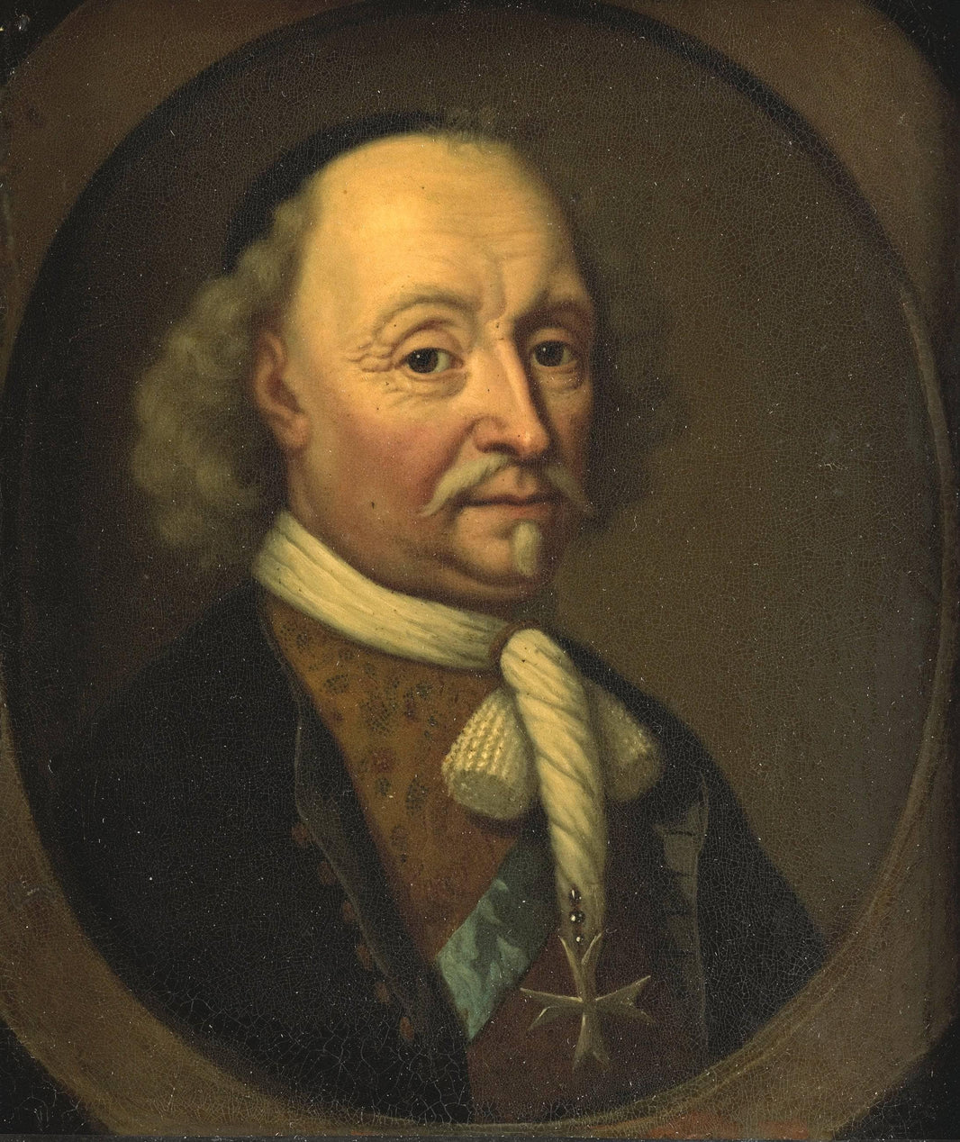 Johan Maurits, Graaf Van Nassau-siegen. Gouverneur Van Brazilië by Michiel van Musscher — hand-painted portrait oil painting reproduction on canvas