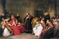 Johann Hus At The Council Of Constance by Karl Lessing — hand-painted portrait oil painting reproduction on canvas